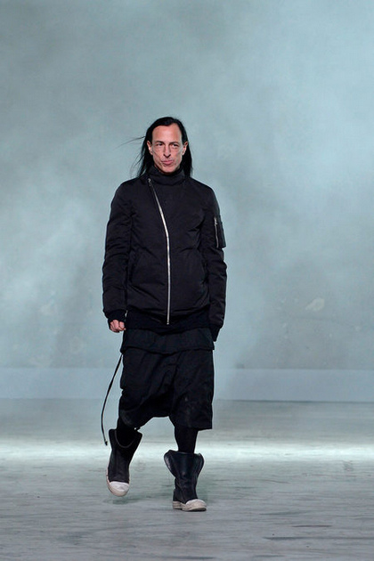 rickowens秋冬巴黎秀场野性不羁