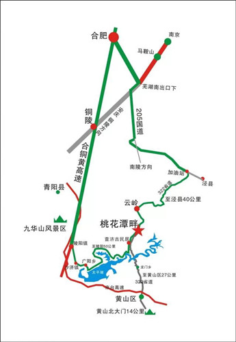 桃花潭,春天里