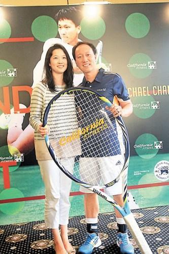 张德培曝3岁爱女打网球 是否有潜质还需观察