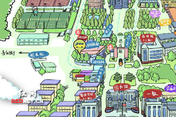 湖南科技大学高清地图图片
