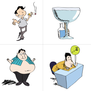 吸烟,饮酒,不运动和生活不规律是媒体从业人员健康状况欠佳的重要原因