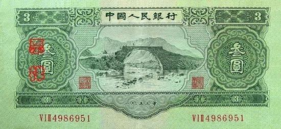 历代百元人民币图片图片