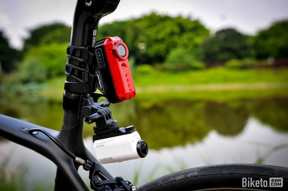 首个自行车专用尾灯记录仪评测