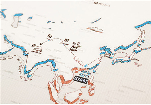 旅行出游必备的高端地图|地图| 世界地图_凤凰时尚