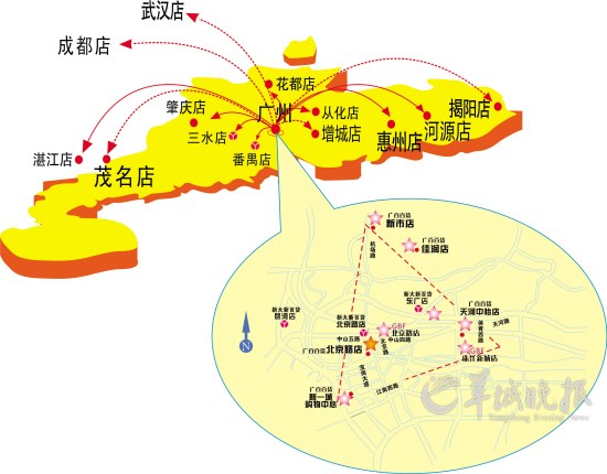 广百股份网点分布图