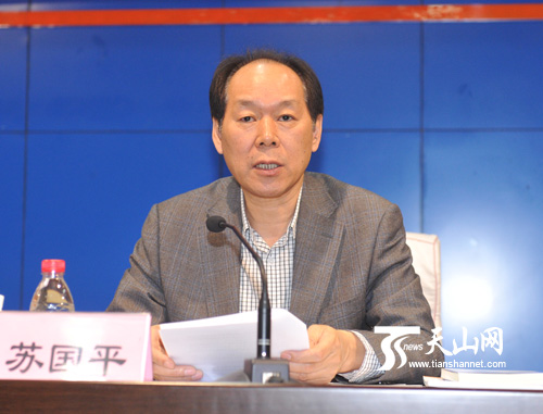 自治区经信委党组副书记,副主任苏国平讲话