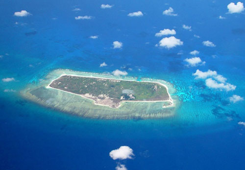 西沙赵述岛鸟瞰(资料图)